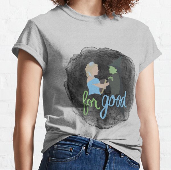  Wicked Musical Elphaba Never Going To Bring Me Down Premium T- Shirt : Clothing, Shoes & Jewelry