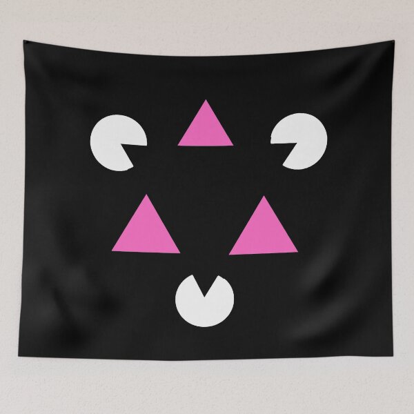 Item preview, 3D Illusion - False Triangle - Pink/White designed and sold by miTeless seDign.