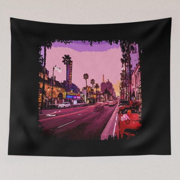 Item preview, Los Angeles California Urban Painting - Pintura Urbana designed and sold by RazzArt.