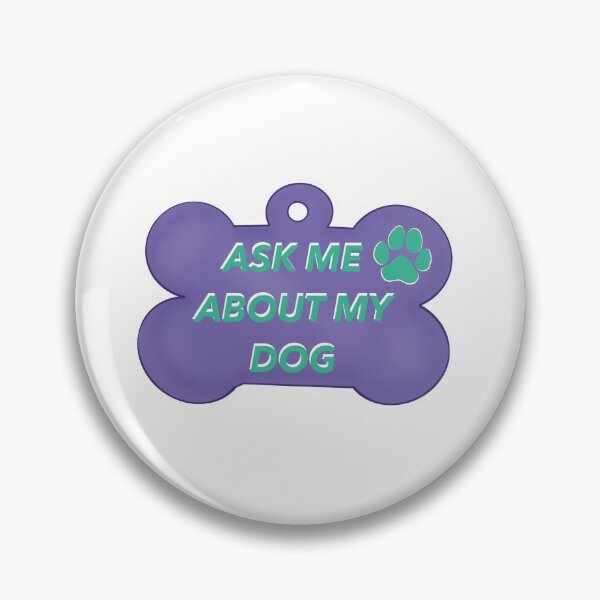 Item preview, Ask me about my dog - purple  designed and sold by latenightsnacc.