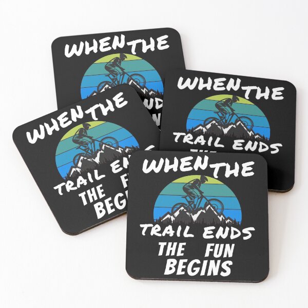 Item preview, When The Trail Ends - Mountain Bike design designed and sold by 1chillin.