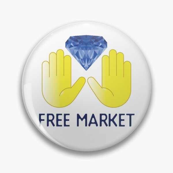Item preview, Diamond Hands Free Market designed and sold by Katey1285.