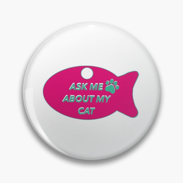 Item preview, Ask me about my cat - pink  designed and sold by latenightsnacc.