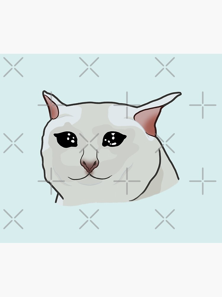 Carte De Vœux Meme De Chat Qui Pleure Par Mahinart Redbubble