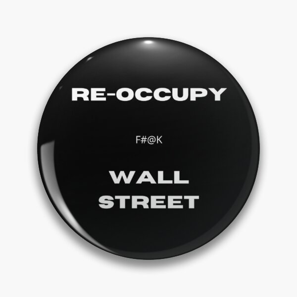 Item preview, Re-Occupy F Wall Street Text Simple Design designed and sold by TheHappyK.