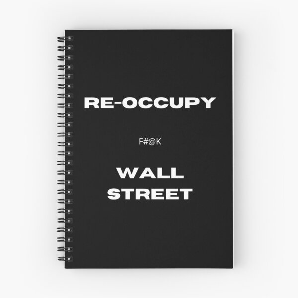 Item preview, Re-Occupy F Wall Street Text Simple Design designed and sold by TheHappyK.