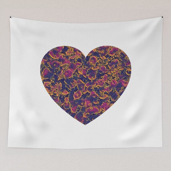 Item preview, Flower heart, love, heart, flower art, floral heart designed and sold by The Snarky  Psychologist.