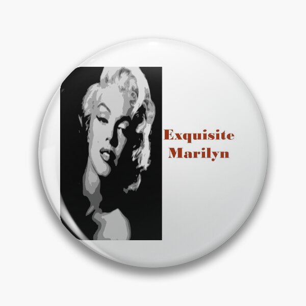 Artikelvorschau, Vintage Marilyn Monroe schwarz und weiß entworfen und verkauft von Vicky Rodden.