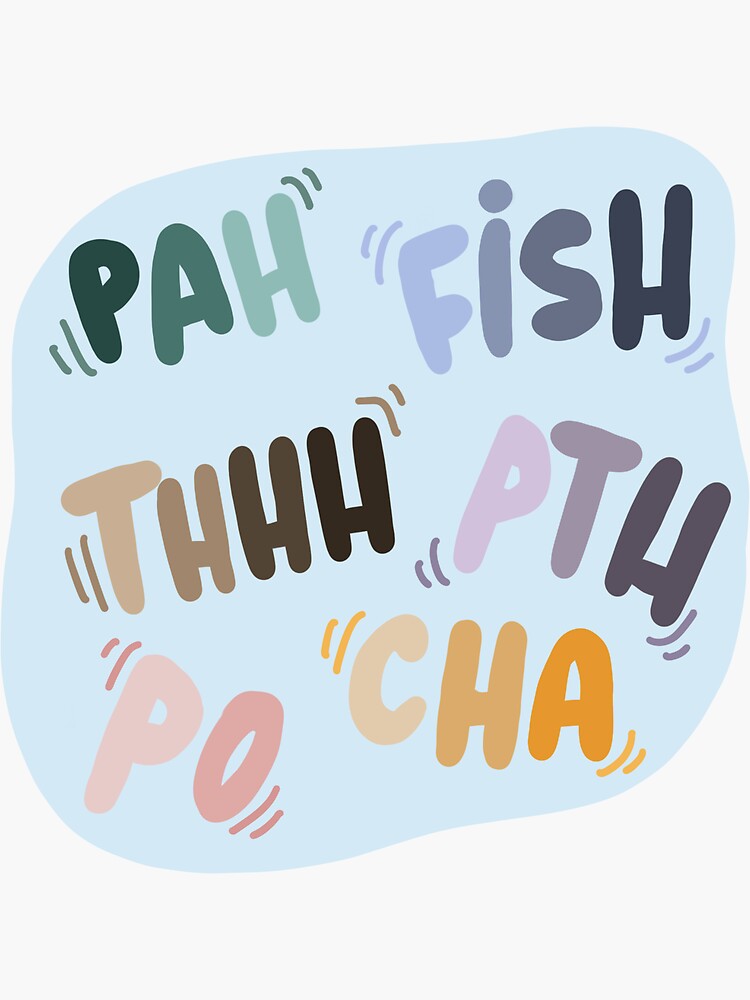 ASL Mouth Morphemes Sticker