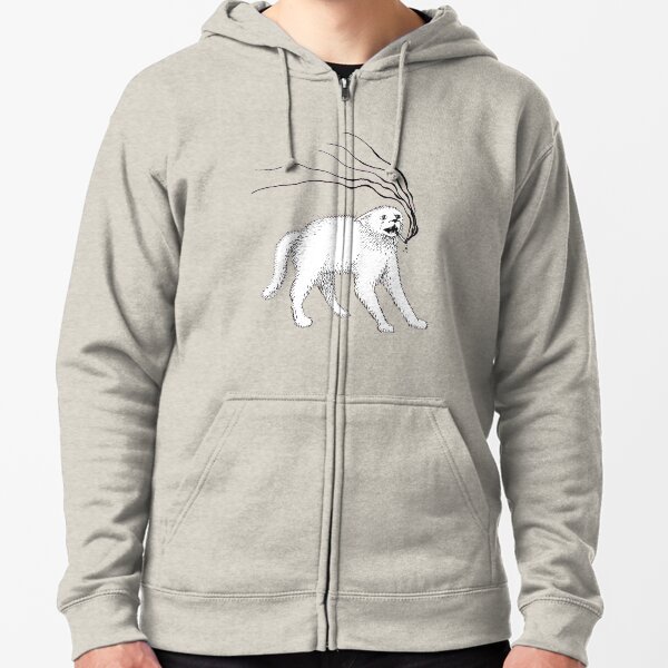 Cat Changling/Shapeshifter Zipped Hoodie