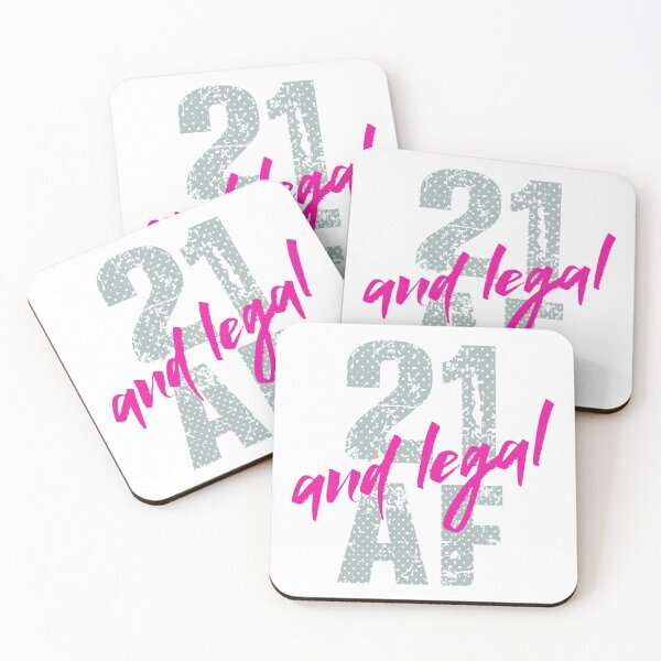 Item preview, 21 and legal AF T-Shirt designed and sold by 397HOUSE Your happy time.