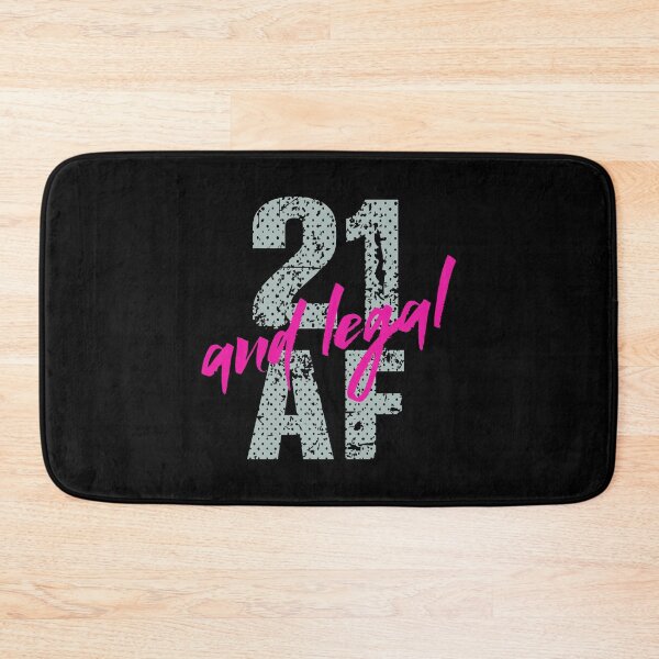 Item preview, 21 and legal AF T-Shirt designed and sold by 397HOUSE Your happy time.