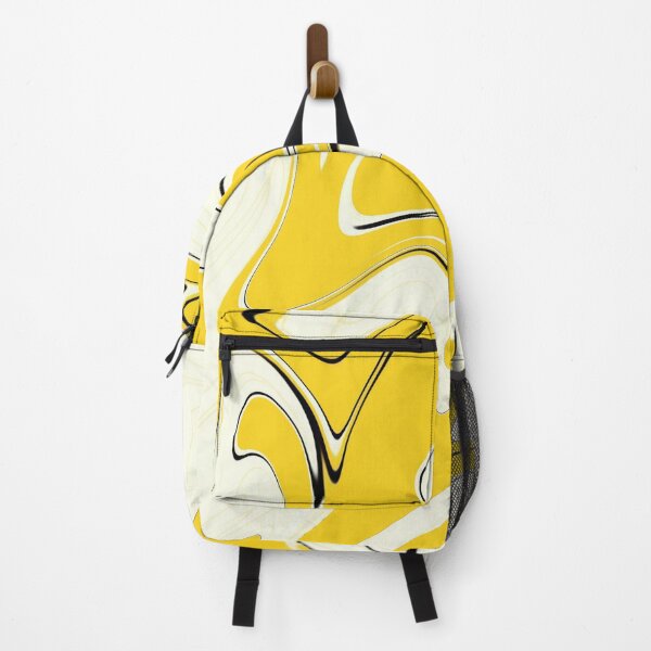 Item preview, Yellow Black White Marble Liquid Artwork designed and sold by Repayh.