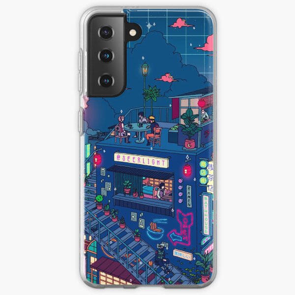 Neon Village Samsung Galaxy Soft Case