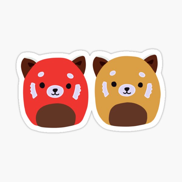 Squishmallows Red Pandas Sticker For Sale By Cvill06 Redbubble