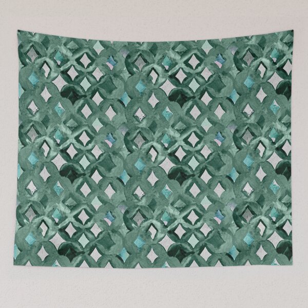 Item preview, Emerald Circle Print designed and sold by Roseanne Durnford.