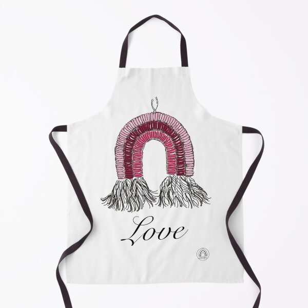 Item preview, Love #1 - a Macrame Rainbow Wall Hanging Illustration - Christian Faith Based Art designed and sold by GroovyChristian.