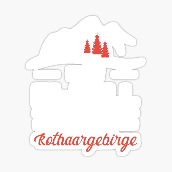 Rothaargebirge Eifel hiking sex gift idea Sticker