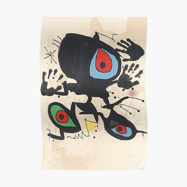 Joan Miro Surrealismus Poster