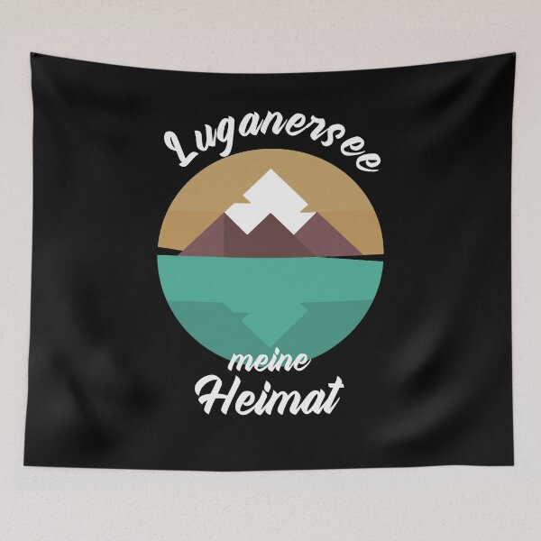 Item preview, Lugano lake Switzerland Italy gift idea designed and sold by TodayrShirts.