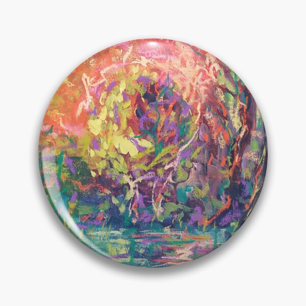 Artikelvorschau, Heller, bunter, impressionistischer Sonnenuntergang entworfen und verkauft von anneliesfineart.
