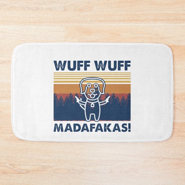 Item preview, Woof Woof Madafaka's Vintage Crazy Dog Funny Graphic designed and sold by lotushaza.