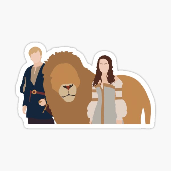 "Peter Aslan and Susan" Sticker for Sale by LakenAlexander Redbubble