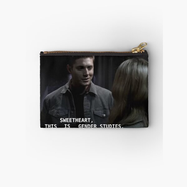 Item preview, "Sweetheart, this is gender studies." Dean Winchester Quote designed and sold by jennifersbodies.