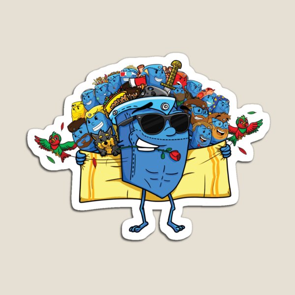 Decal Pockety Magnet