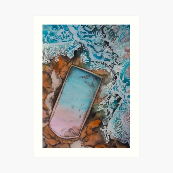 Cronulla Sea Baths Art Print
