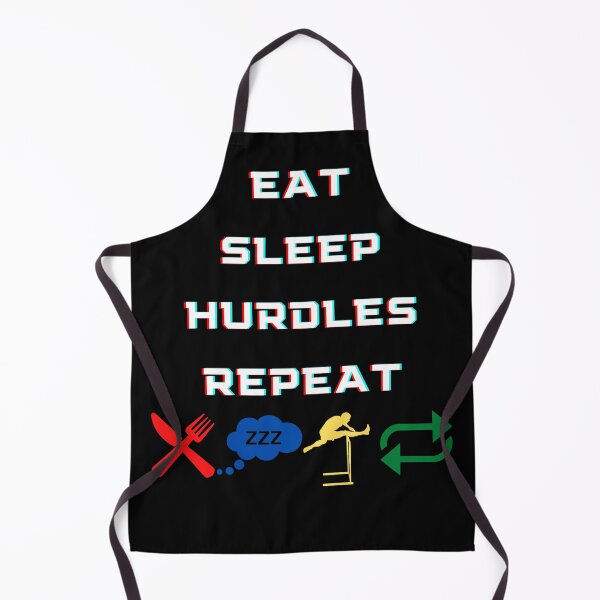 Item preview, Eat, sleep, hurdles, repeat, funny tshirt designed and sold by Coots89.