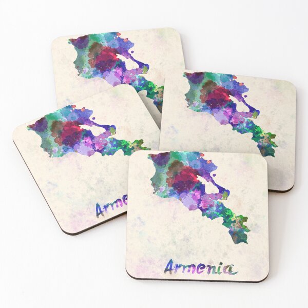 Item preview, Armenia watercolor map designed and sold by paulrommer.