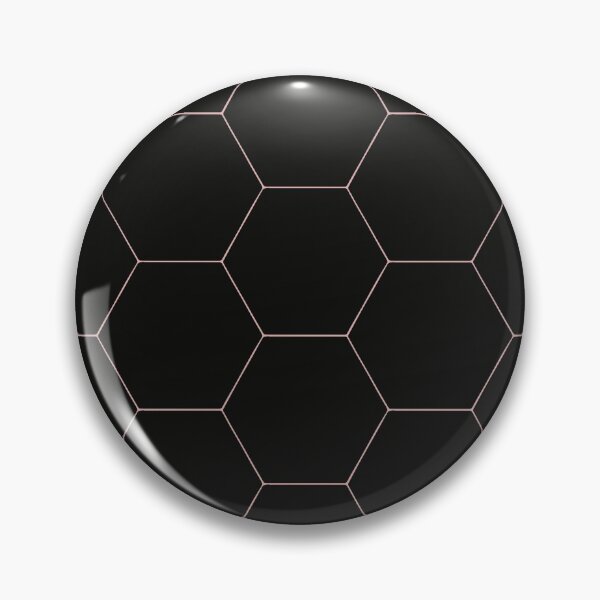 Item preview, Black and pink hexagon pattern designed and sold by SJAPhoto.