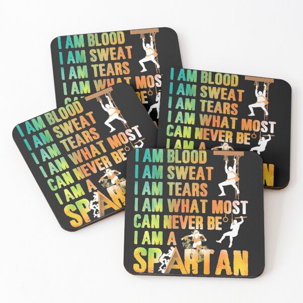Item preview, Spartan I Am Blood Sweat Tears I Am A Spartan designed and sold by teest2209.