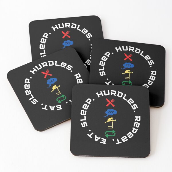 Item preview,  Eat, sleep, hurdles, repeat, funny tshirt designed and sold by Coots89.