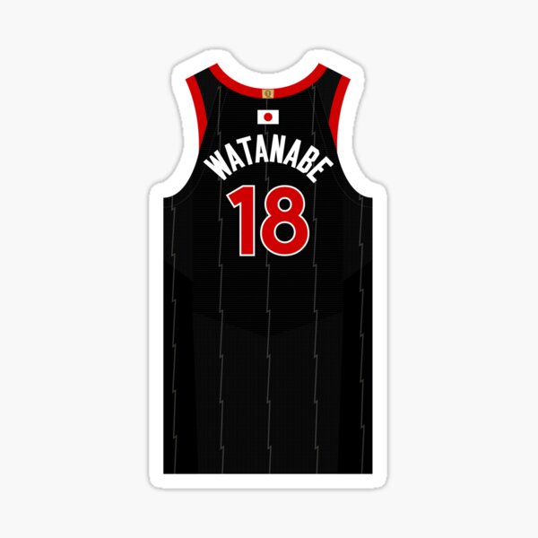 Yuta Watanabe Alternate Jersey Sticker Sticker By Beartorius Redbubble