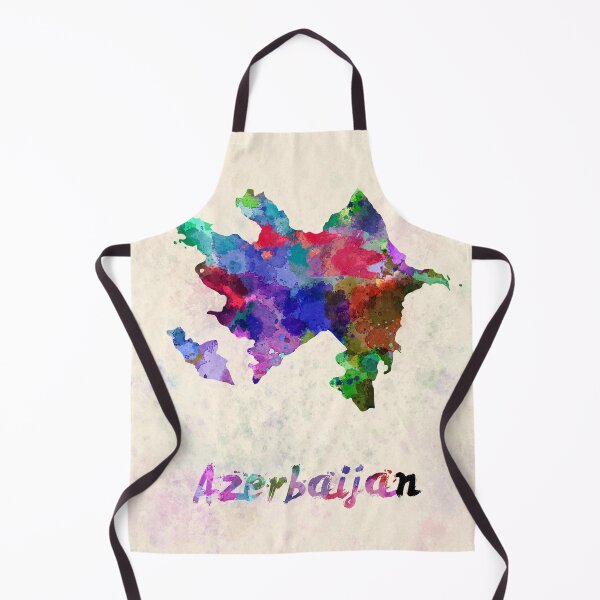 Item preview, azerbaijan watercolor map designed and sold by paulrommer.