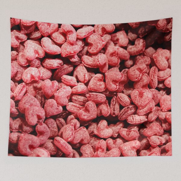Item preview, Pink candies in heart shape - candy background designed and sold by Michaelerch.