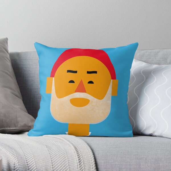 Steve Zissou Throw Pillow
