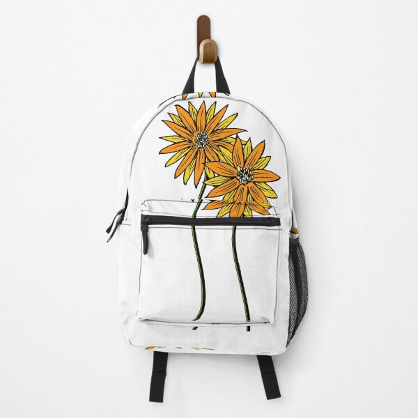 Item preview, Two Daisies Coloured Orange with Transparent Background designed and sold by Heatherian.