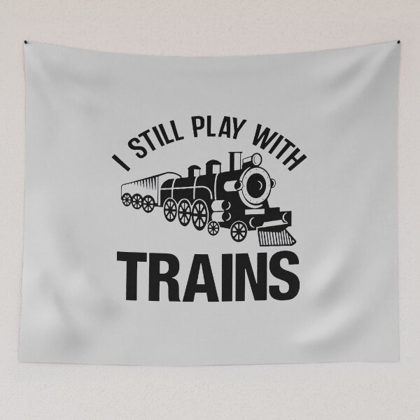 Item preview, I Still Play With Trains designed and sold by sayotayo93.