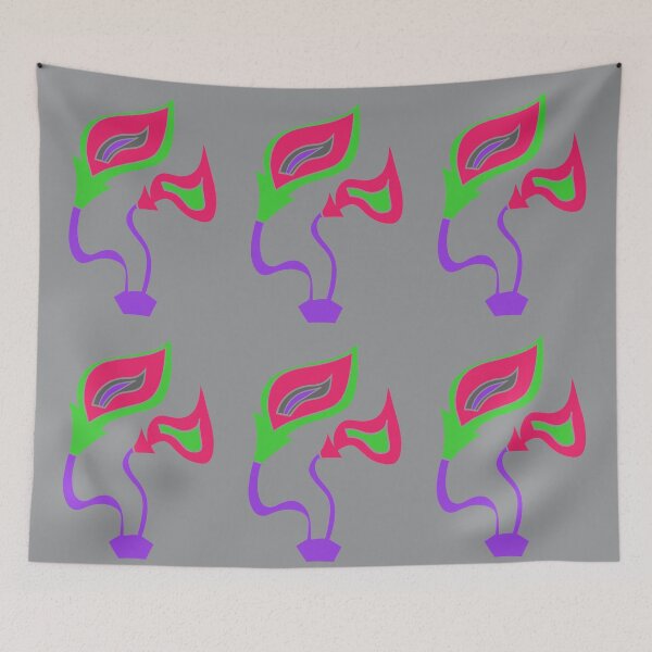 Item preview, Funky Green Fire Flowers1 designed and sold by VazMasDesign.