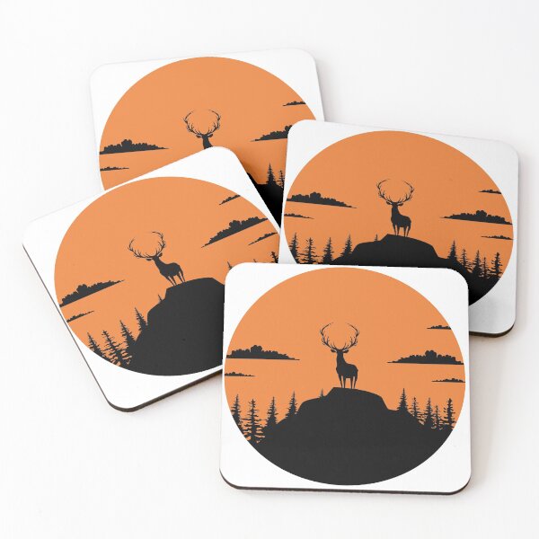 Item preview, Elk on Mountain  designed and sold by Sympleprints.
