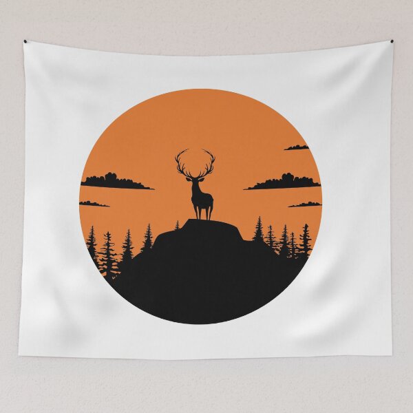Item preview, Elk on Mountain  designed and sold by Sympleprints.