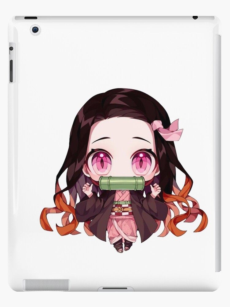 Cute Kawaii Cool Chibi Nezuko Kamado Anime Manga Demon Slayer Kimetsu No Yaiba Ipad Case Skin By Cedrek Redbubble