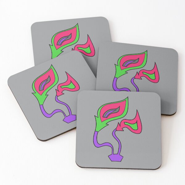 Item preview, Funky Green Fire Flowers designed and sold by VazMasDesign.