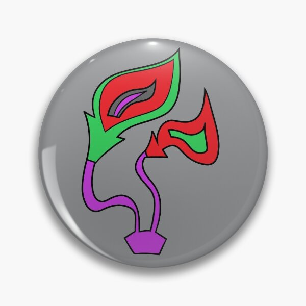 Item preview, Funky Red Fire Flowers designed and sold by VazMasDesign.