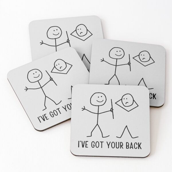 Item preview, I've Got Your Back funny designed and sold by kukuhivanart.