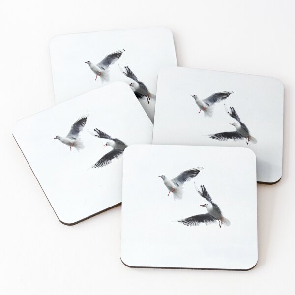 Item preview, Two seagull birds flying in a sky designed and sold by Michaelerch.