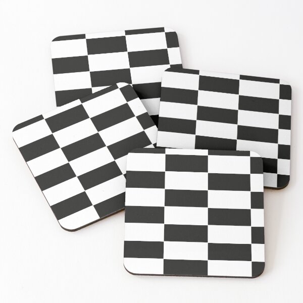 Item preview, Monochrome checkered pattern designed and sold by SJAPhoto.